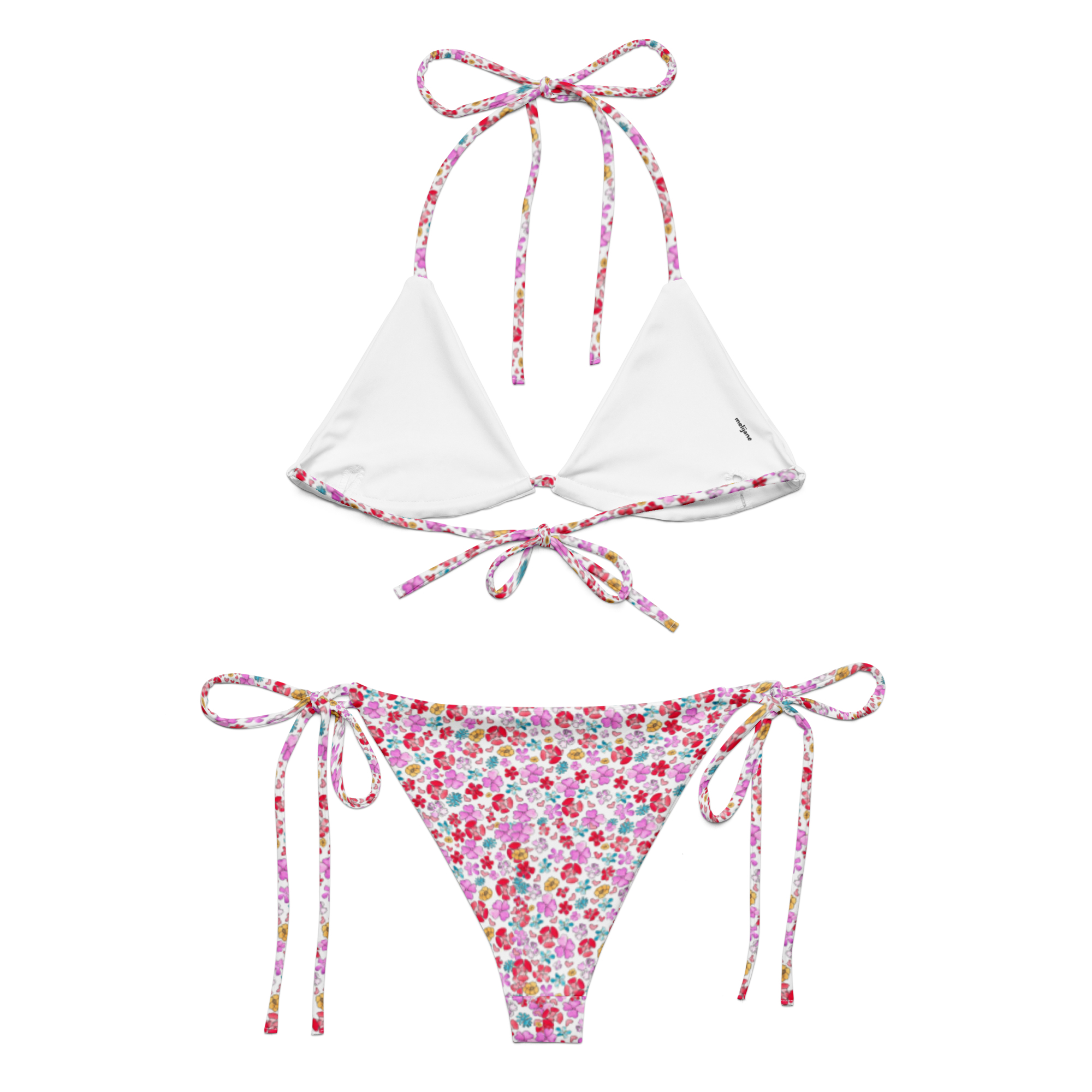 toutes les flwrs string bikini set
