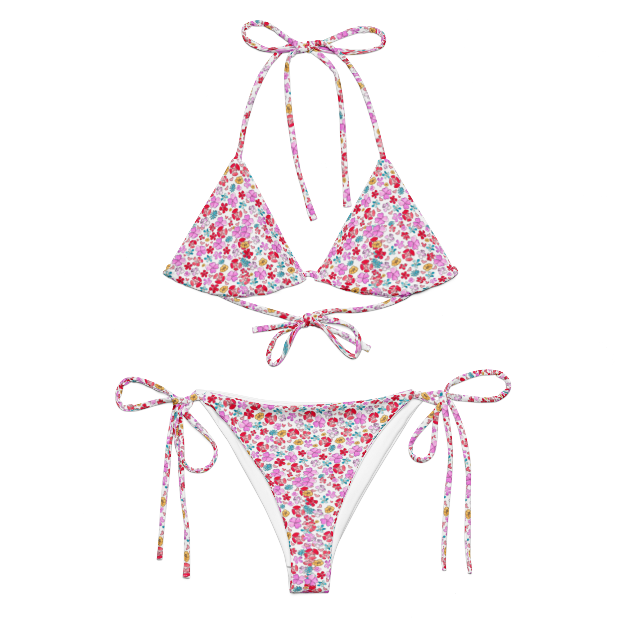 toutes les flwrs string bikini set